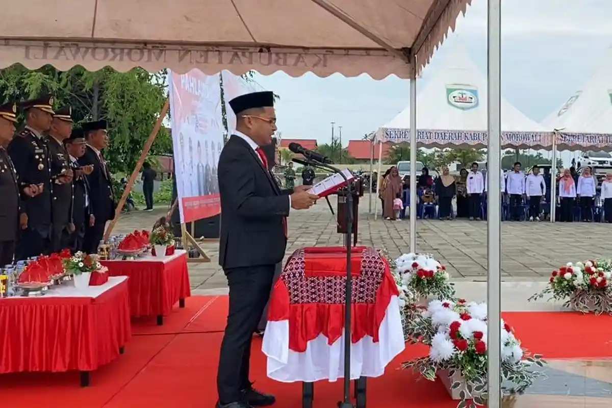 Ketua DPRD Morowali Bacakan Pesan Para Pahlawan, Ajak Jadikan Motivasi dalam Kehidupan Sehari-hari