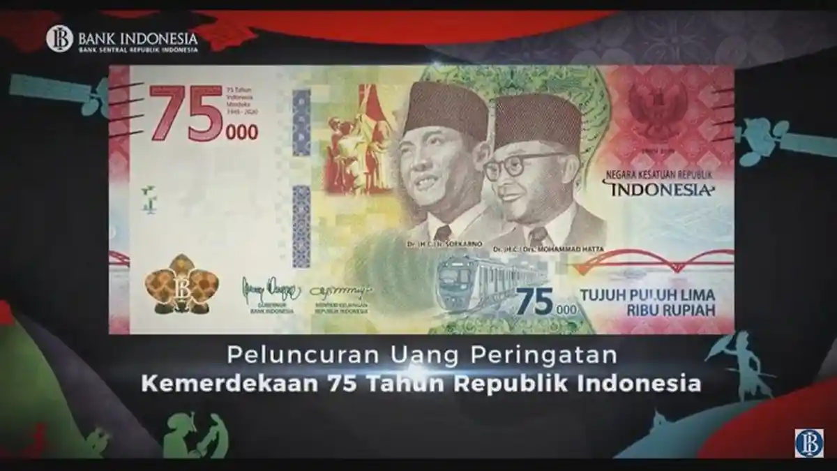 Resmi Uang Pecahan Rp 75 Ribu Diedarkan, Begini Syarat Mendapatkannya