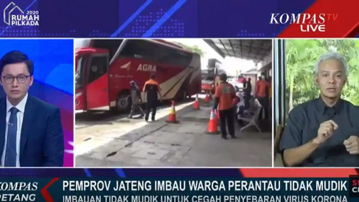 Langkah Tegas Ganjar Pranowo Cegah Penyebaran Covid-19, Imbau Pemudik Isolasi 14 Hari