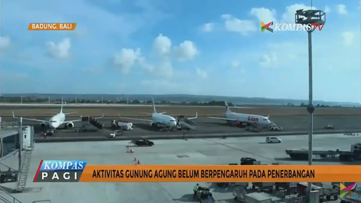 Antisipasi Meletusnya Gunung Agung, 300 Bus Siaga di Bandara Ngurah Rai