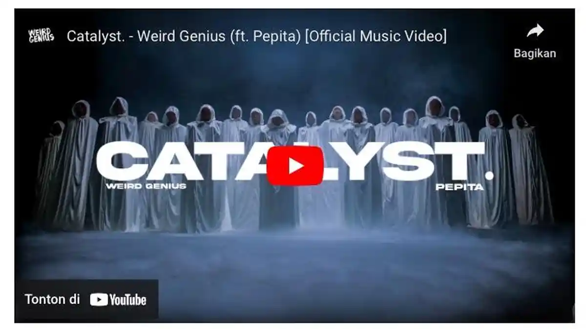 Lirik Lagu Catalyst Weird Genius feat Pepita, Lengkap dengan Terjemahan