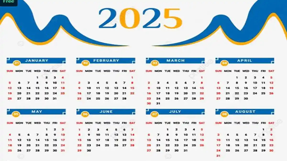 LINK Download Kalender 2025 Gratis Lengkap dengan Desain Unik Tanggal Merah Libur Nasional