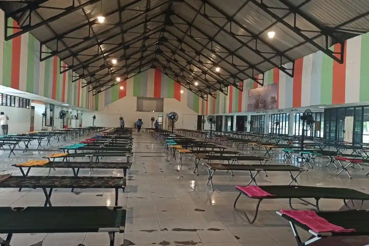 LANUD Soewondo Polonia Tampung Ratusan TKI Bermasalah dari Malaysia