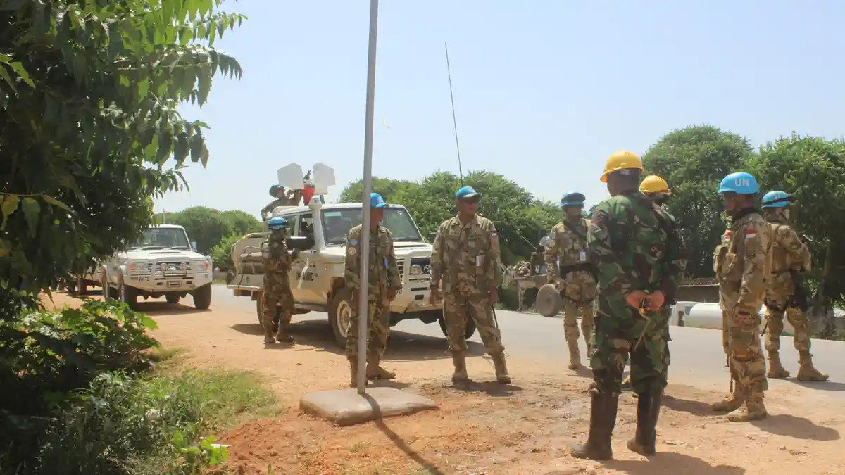 Komandan Satgas Indobatt-03 Tinjau Lokasi Quick Impact Projects di Sudan