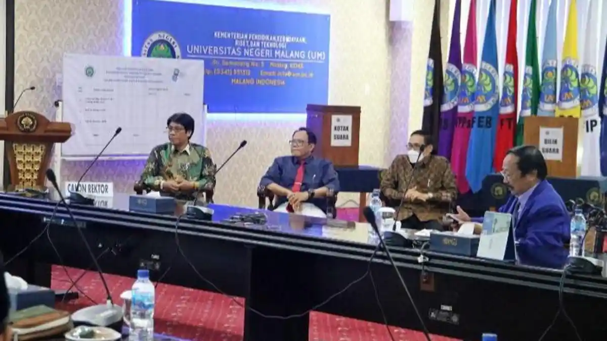 Prof Hariyono Terpilih Sebagai Rektor UM Periode 2022-2027 Hasil Musyawarah Mufakat MWA