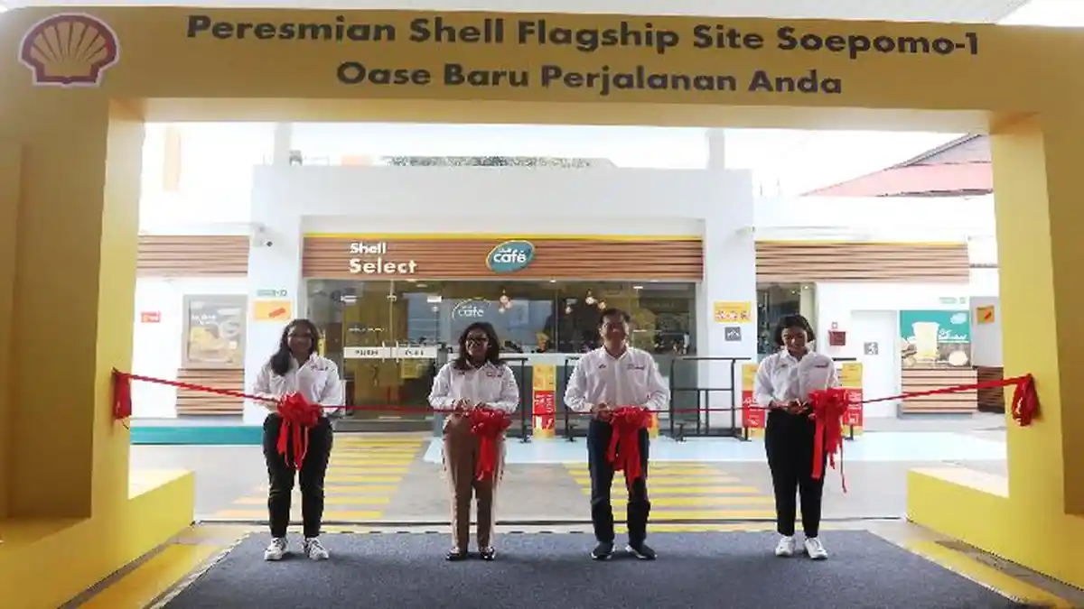 Shell Flagship Site Soepomo-1 Resmi Dibuka, Layanan Isi BBM, SPKLU ...