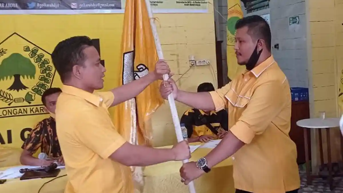 T Riski Aulia Terpilih Sebagai Ketua Golkar Kecamatan Blangpidie