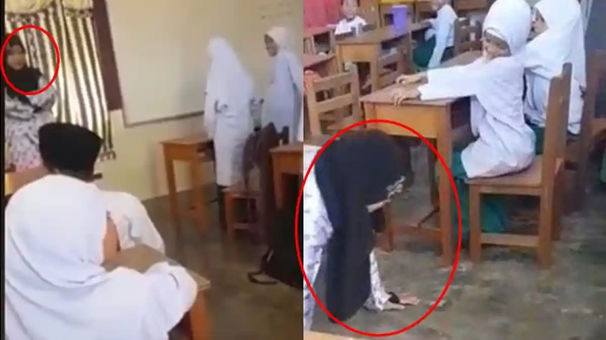 VIRAL Video Guru Merangkak Mengelilingi Kelas Dihukum Orangtua Murid, Tahan Malu Dilihat Semua Siswa