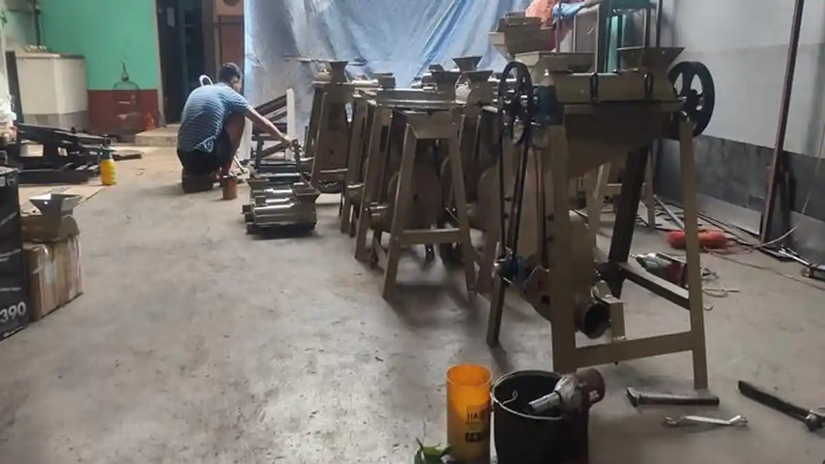 Harga Kopi Mahal, Bengkel Mesin Giling Kopi di Pagar Alam Banjir Orderan