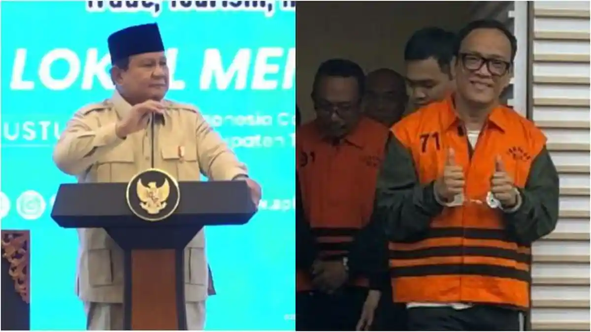 Prabowo Malu Immanuel Ebenezer Ditangkap KPK: Apa Tidak Ingat Anak dan Istrinya?