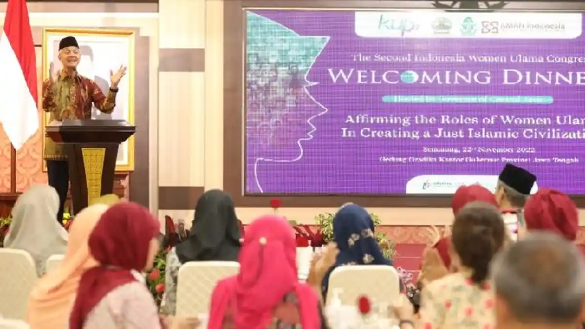 Ganjar Jamu Makan Malam Delegasi Ulama Perempuan dari 31 Negara