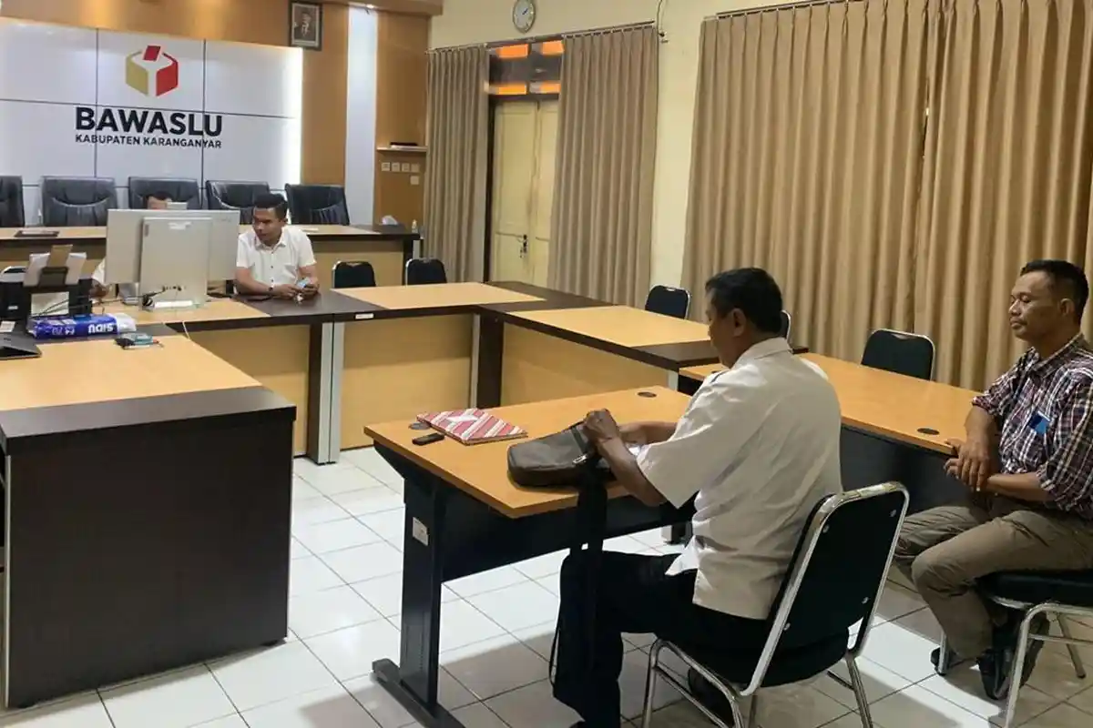 Bawaslu Karanganyar Teruskan Kasus Dugaan Pelanggaran Netralitas Oknum Guru ke BKN