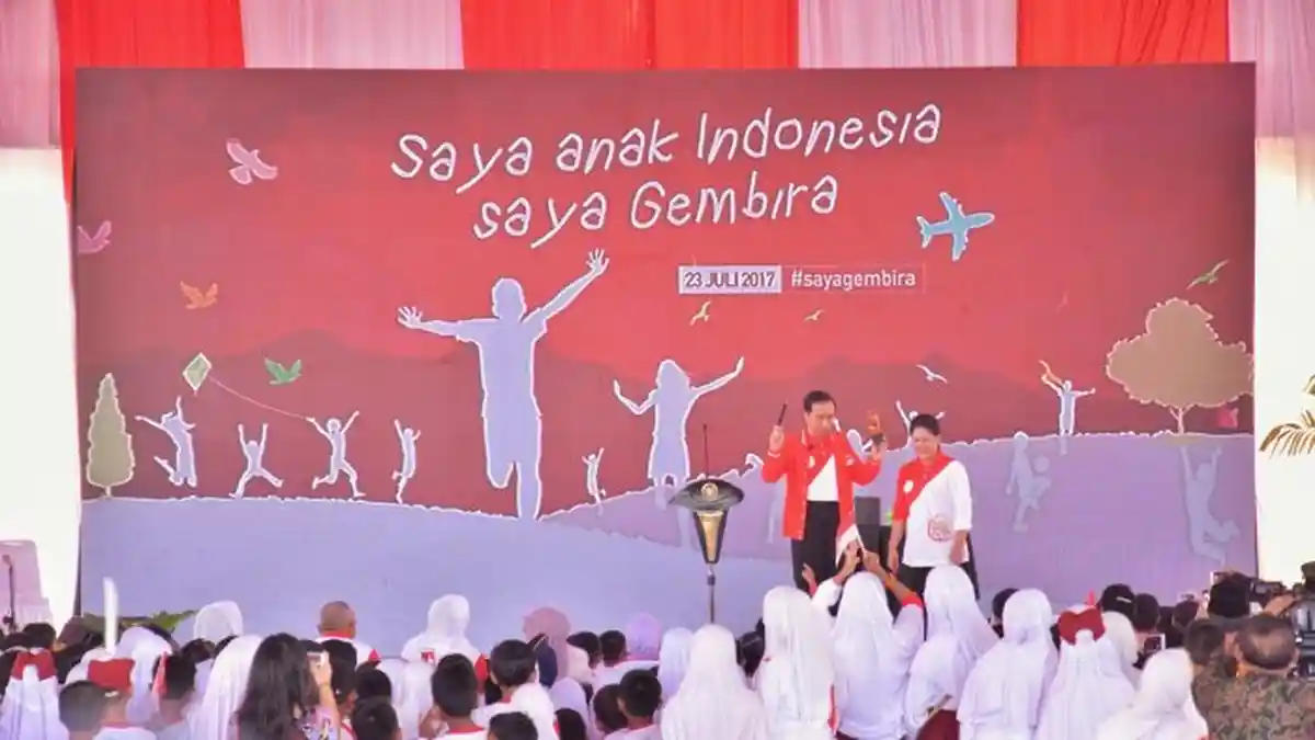 Main Sulap Bareng Presiden dan Iriana Jokowi, Bocah Ini Girang Dapat Jam Tangan