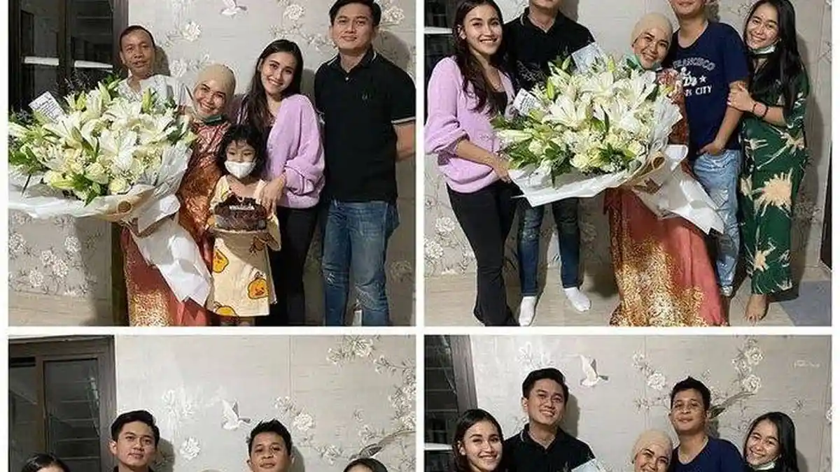 Kekasih Ayu Ting Ting ? Pria Tampan Berkaus Hitam jadi Sorotan, Hadir di Momen Ultah Umi Kalsum