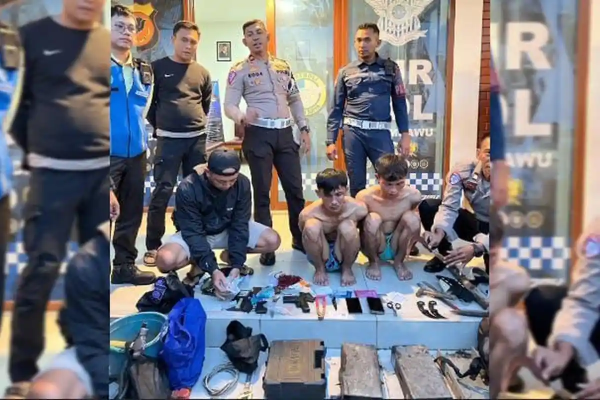 Polisi Ringkus Dua Maling Besi Pengaman Jalan Tol Cisumdawu di Sumedang