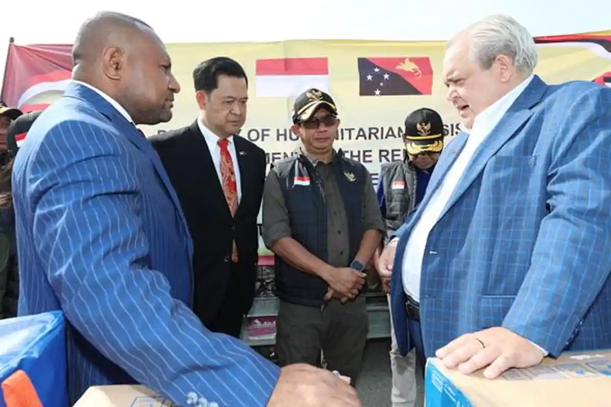 Bantuan Kemanusiaan RI untuk Papua Nugini Tiba di Port Moresby