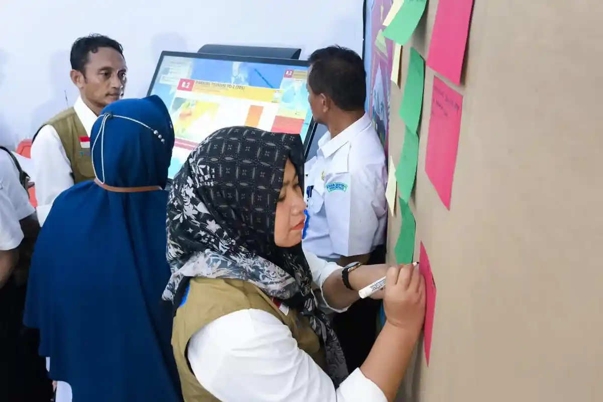 BPBD Bone Bolango dan BMKG Gorontalo Simulasi Penanganan Tsunami