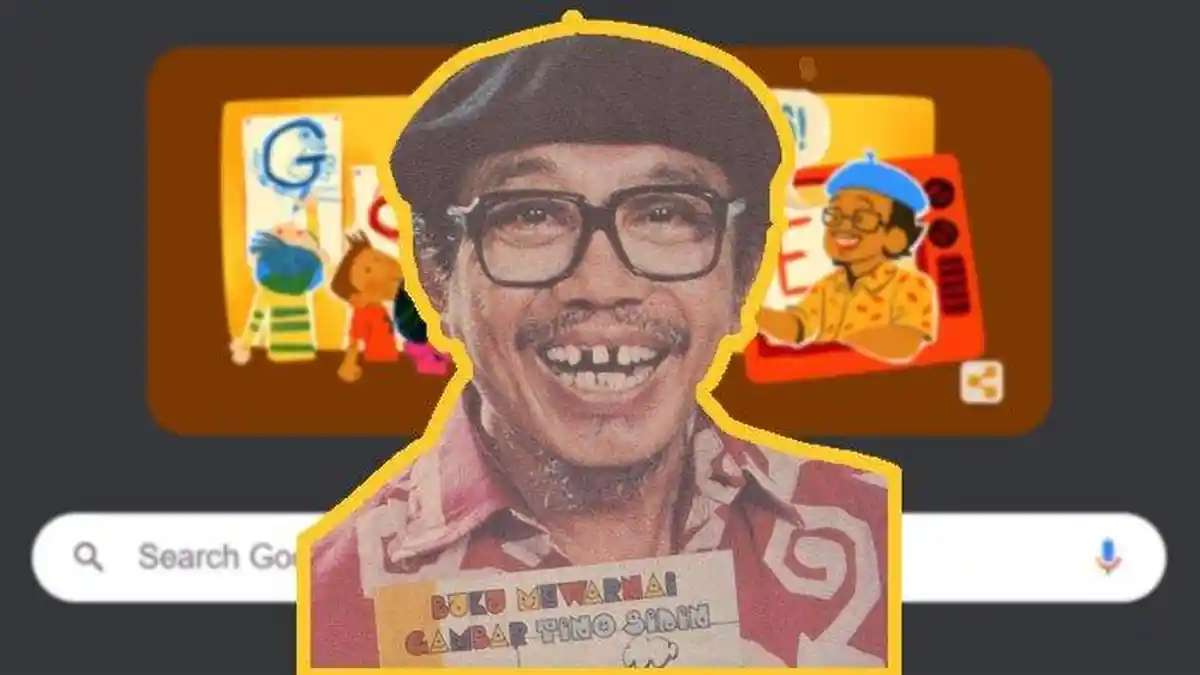 Siapa Sosok Tino Sidin? Figur di Google Doodle Hari Ini, Sepak Terjang Pelukis & Guru Menggambar