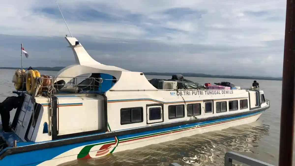 1 Januari 2023 Satu Speedboat Reguler Rute Nunukan-Tarakan yang Berlayar, Cek Keberangkatannya