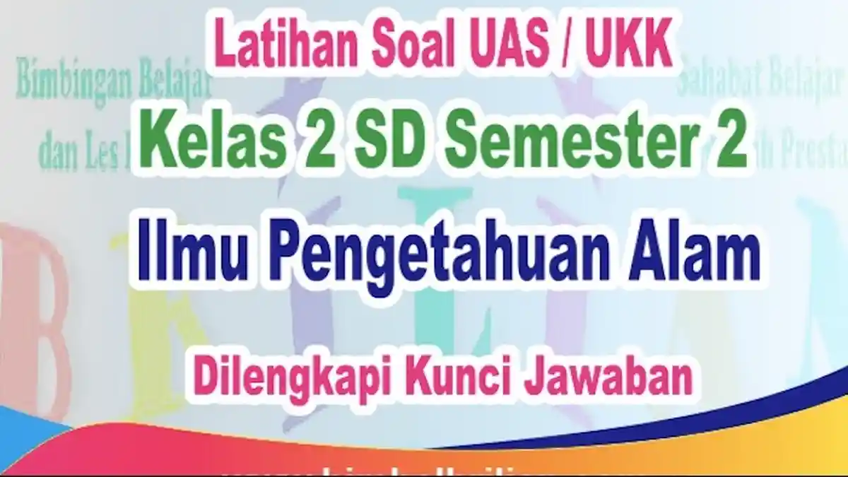 Kunci Jawaban dan Soal UKK/PAT Pelajaran IPA Kelas 2 SD Semester Genap