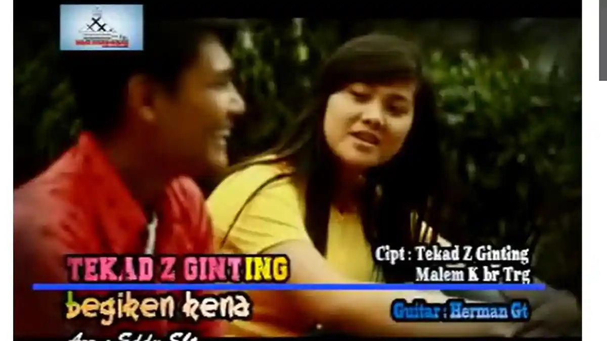 Chord dan Lirik Lagu Karo Begiken Kena Dipopulerkan oleh Tekad Z Ginting