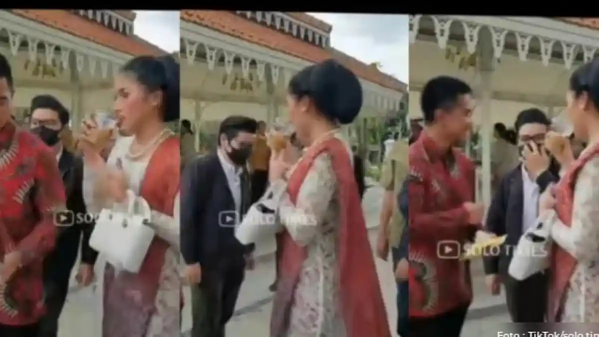 Sebulan Jadi Mantu Jokowi, Erina Gudono Sudah Banjir Cibiran Karena Gaya Minumnya Disebut tak Sesuai