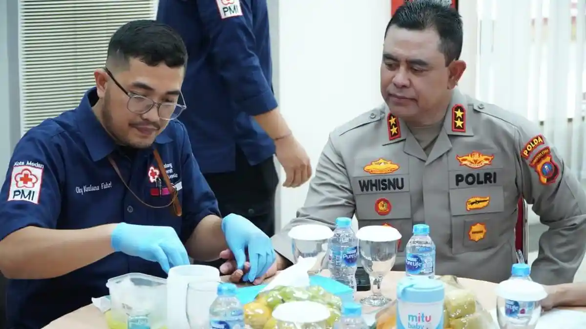 Polda Sumut Gelar Donor Darah Dalam Rangka HUT Humas Polri ke-73
