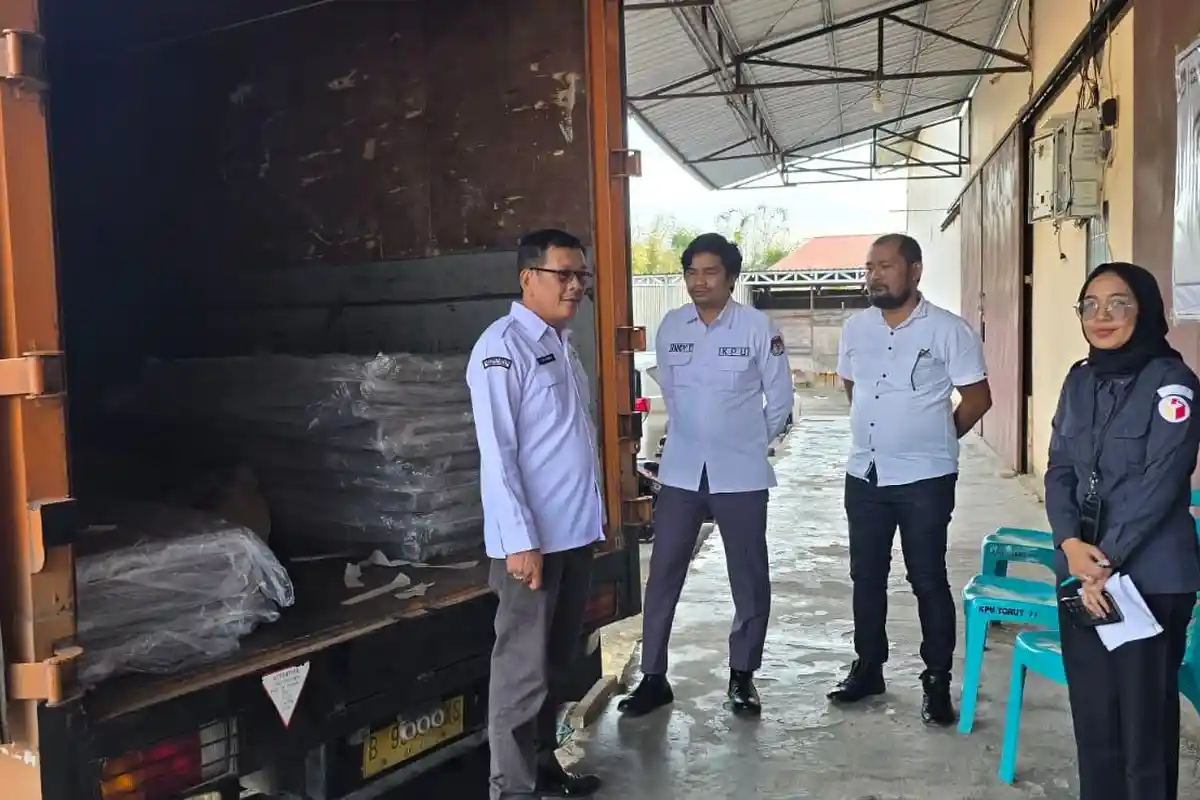 KPU Toraja Utara Terima 1.696 Bilik Suara Pilkada Serentak 2024