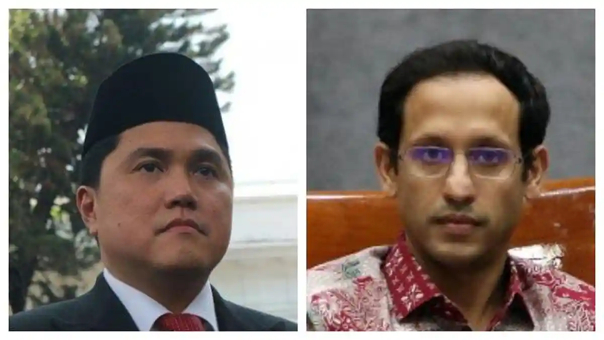 100 Hari Jokowi Jilid 2, Erick Thohir dan Nadiem Makarim Dinilai Bagus, Tapi Kurang Dukungan