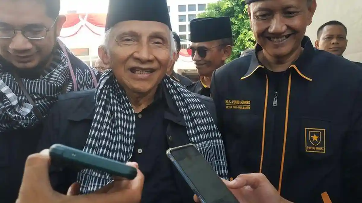 Pak Amien Rais Gembira Percaya Diri Partai Ummat Bisa Gaet 60 Persen ...