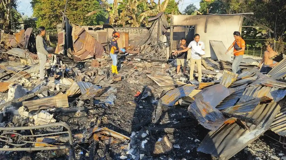 Polisi Duga Kebakaran Rumah di Kelekak Usang Berawal dari Tempat Tidur yang Dibakar