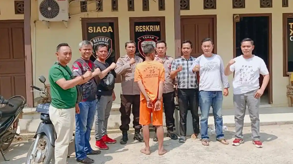 Sekali Beraksi, Pria di Lampung Tengah Gasak 2 Motor Tetangga