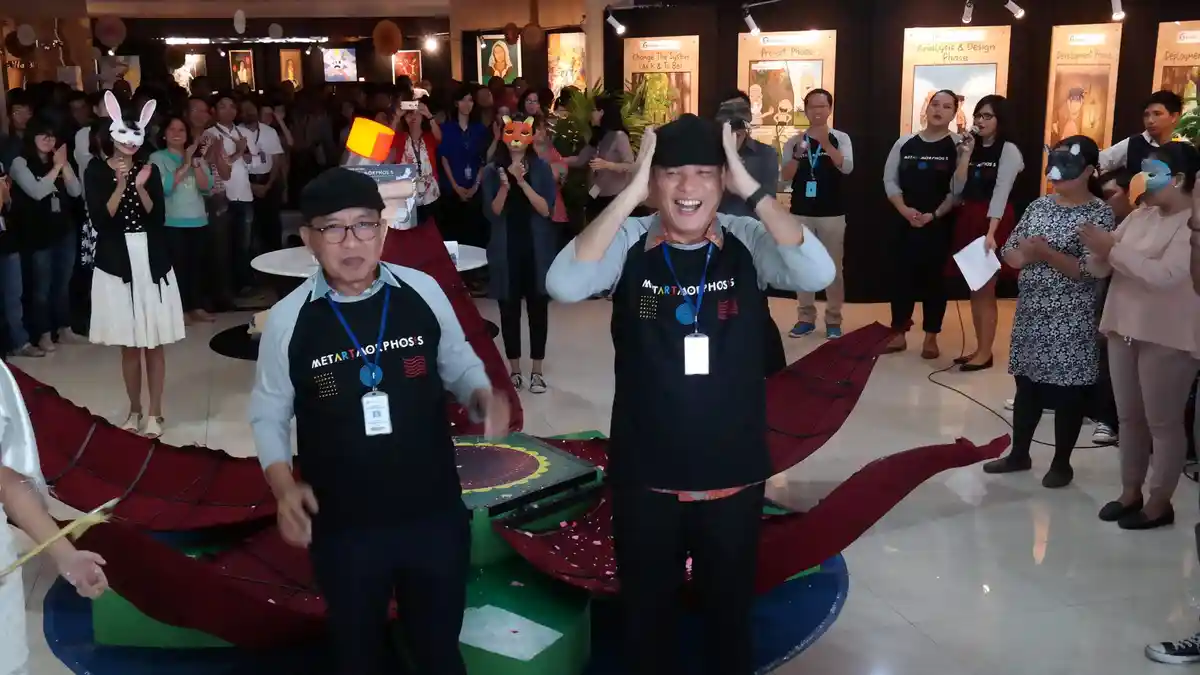 Dua CEO Buka Pameran Seni Rupa Kargo Kompas Gramedia ke-3