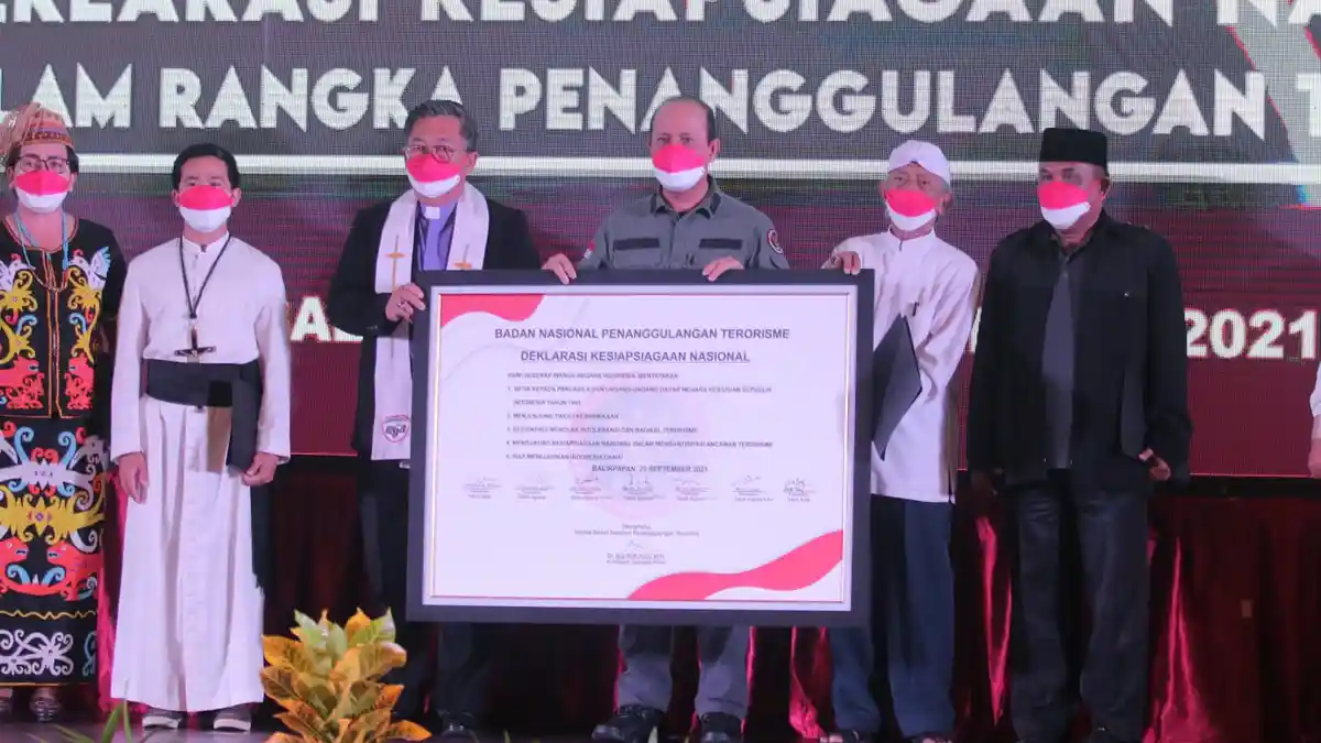 Usung Semangat Antiterorisme, BNPT Gelar Deklarasi Kesiapsiagaan Nasional