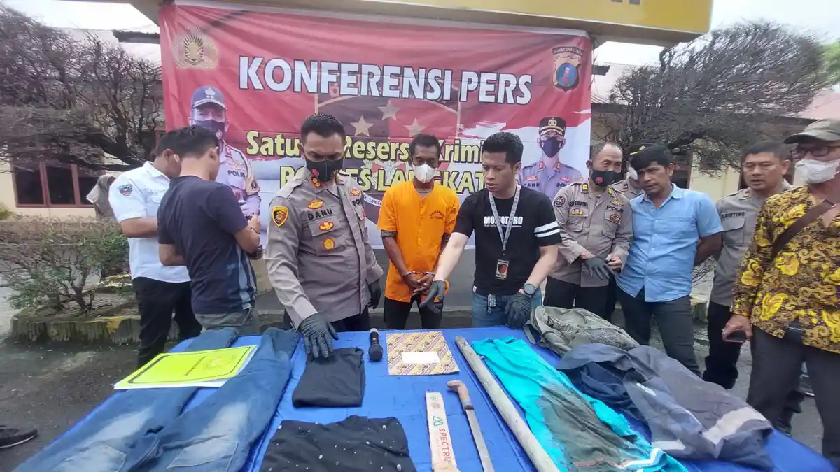 Inilah Wajah Iin, Pembunuh Pekerja Tol di Stabat yang Cemburu Mantan Istrinya Dipacari Korban