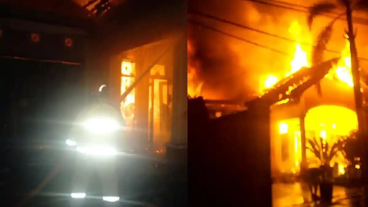 BREAKING NEWS: Dini Hari Tadi, 1 Rumah dan 3 Mobil Yudi Goisal Terbakar di Jl Pettarani 2 Makassar