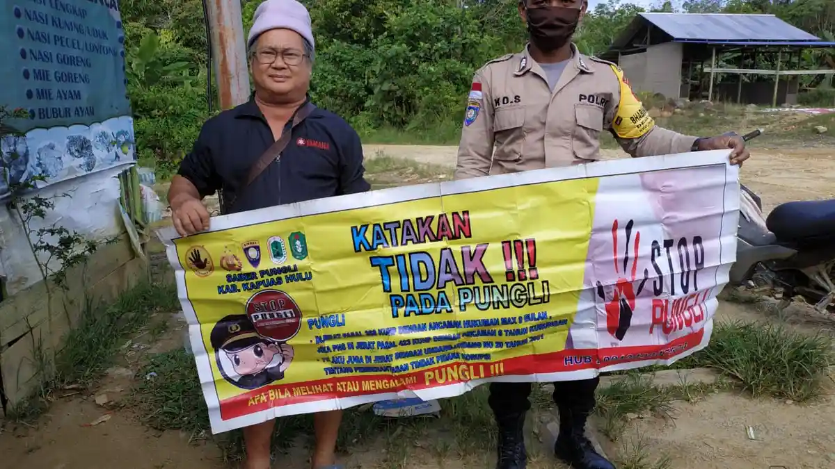 Polsek Puring Kencana Sosialisasi Stop Pungli Kepada Masyarakat