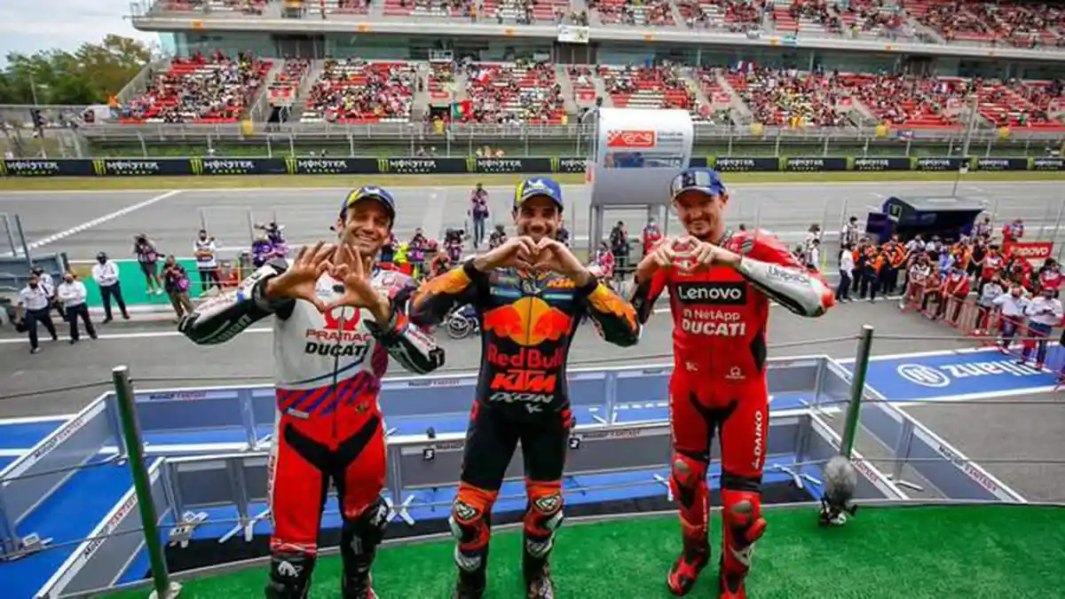 Hasil MotoGP Catalunya 2021, Miguel Oliveira Juara, Quartararo Kena Penalti, Marquez-Rossi Jatuh