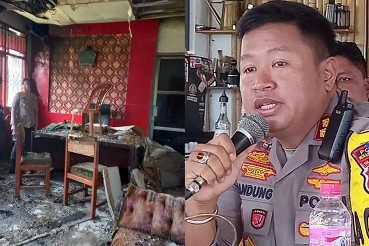 Kasus Kebakaran Kantor Camat Kalawat Sementara Diselidiki Polres Minut, Saksi Sementara Diperiksa