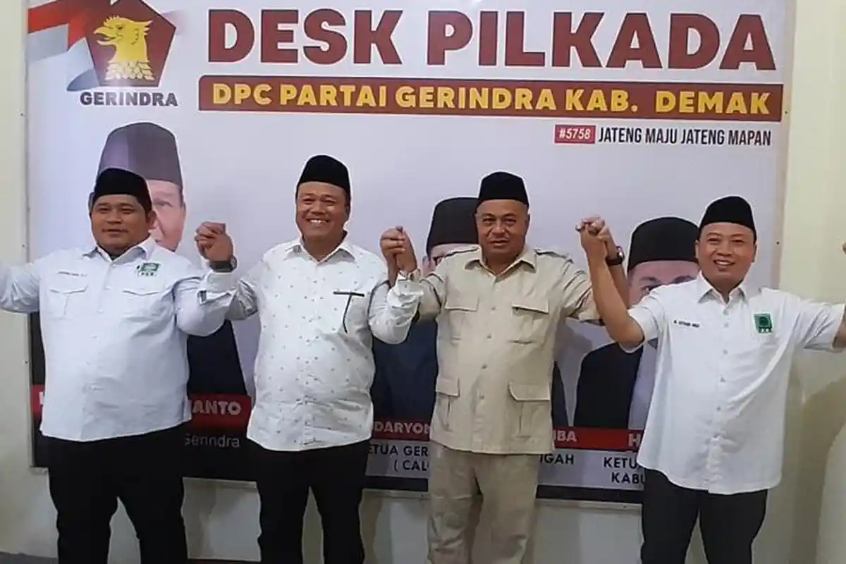 KOALISI PKB dan Partai Gerindra di Pilkada Demak 2024, Usung Paslon Edi Sayudi-Maskuri