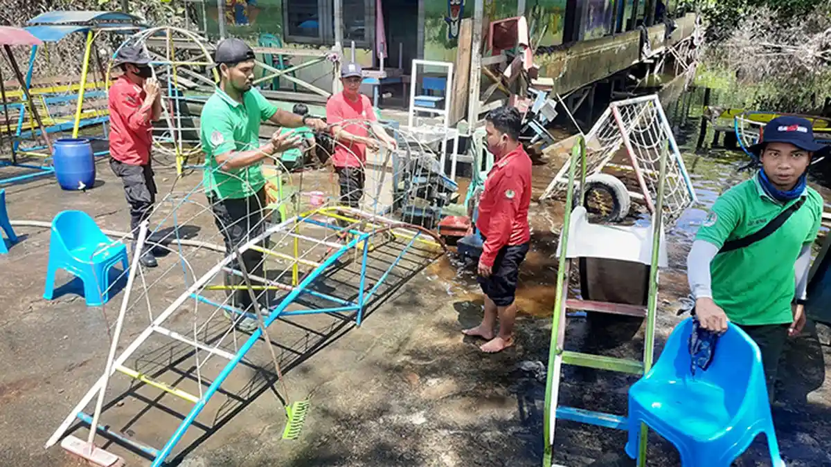 Update Banjir Sintang : Tersisa 41 Jiwa Mengungsi, Status Tanggap Darurat Berakhir
