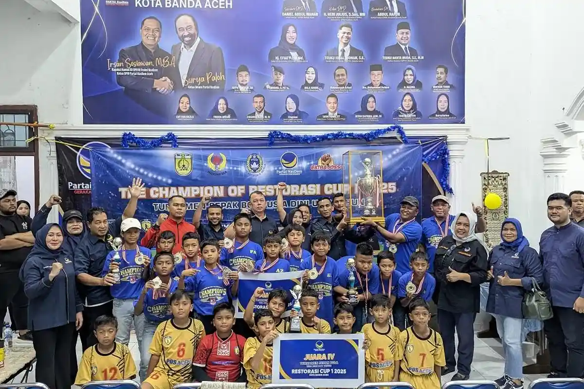 Semarak Penyerahan Piala Restorasi Cup I 2025 HUT Ke-14 Partai NasDem, Ini Daftar Lengkap Penerima