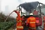 Bus Trans Jakarta Terbakar
