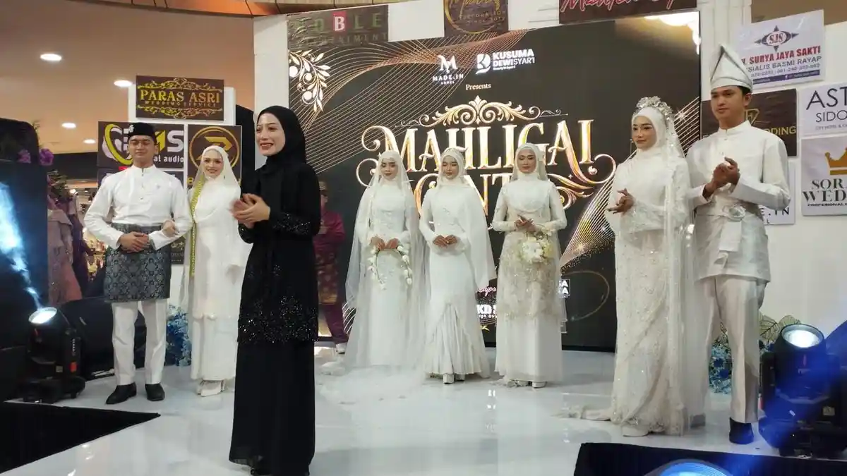 Show Perdana Made in Label di Sidoarjo, Angkat Keanggunan Wedding Busana Melayu Modern