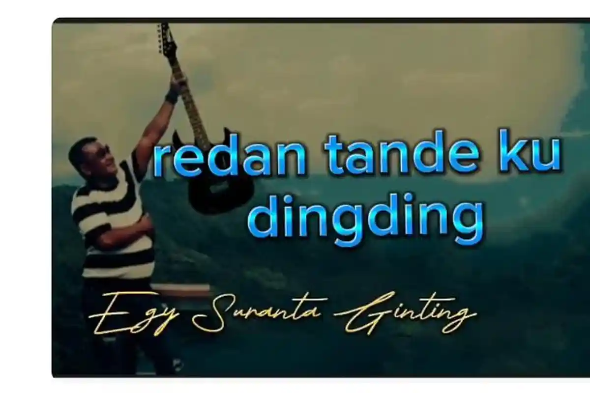 Lirik Lagu Karo Redan Tande Ku Dingding Dipopulerkan oleh Egi Suranta Ginting
