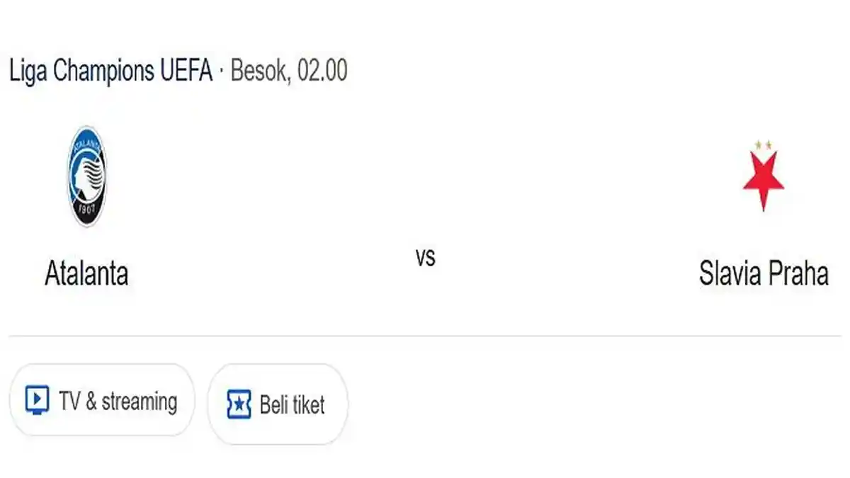 Prediksi Skor dan Susunan Pemain Atalanta BC VS Slavia Praha, Adu Tajam Lookman dan Chory