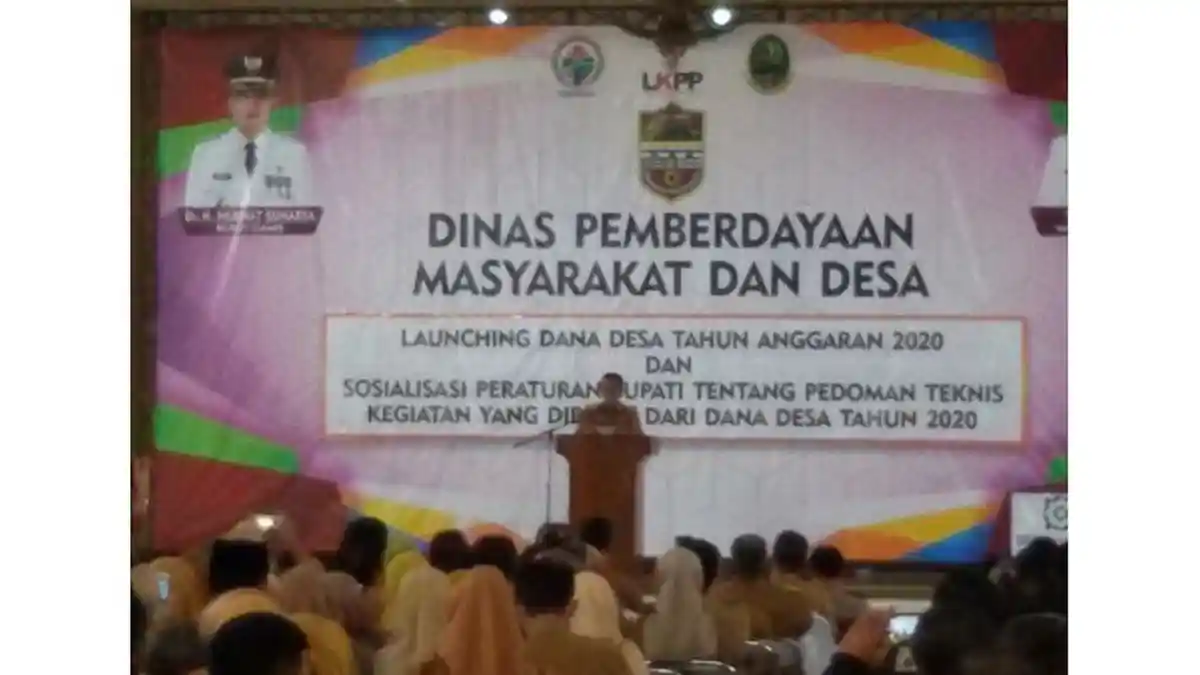 Peresmian Dana Desa di Ciamis Totalnya Mencapai Rp 268 Miliar