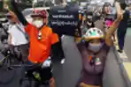 Gowes For Democracy Save Myanmar di Jakarta