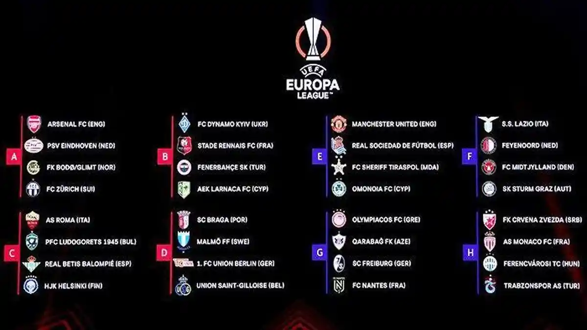 Berikut Jadwal Liga Eropa 2022/2023 akan Dimulai pada 8-9 September