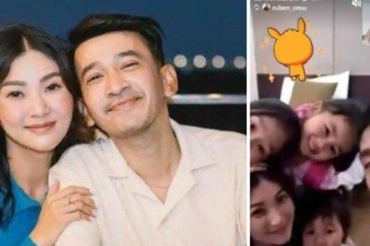 Ruben Onsu dan Sarwendah Bisa Rujuk? Pamer Video Call Bareng 3 Anak Sambil Senyum Lebar